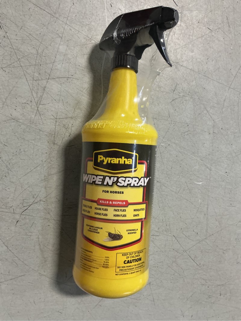 Condition photo showing New/Like New for strongid paste wipe n  spray fly protection spray for horses