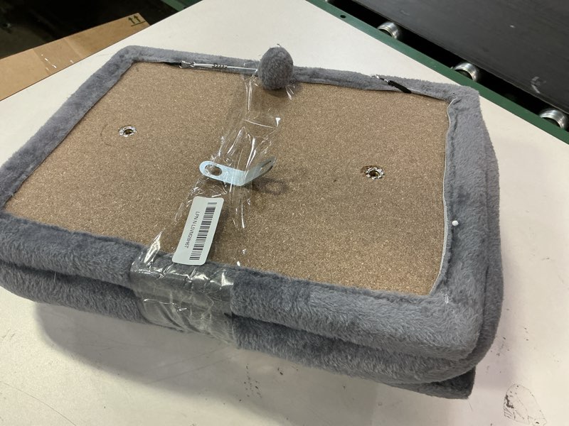 Condition photo showing As Is for TWDEPART Cat Tree Tower with Cat Scratching Post for Indoor Cats, Activity Centre Climbing Tree with Scratching Board and Playful Toy Balls, Grey