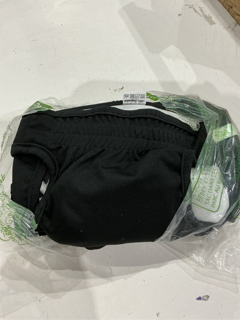 Condition photo showing As Is for wegreeco washable female dog diapers highly absorbent reusable diapers for dog in heat dog period diapers, 3 pack (black,x-large x-large (17.5"-27" waist) black