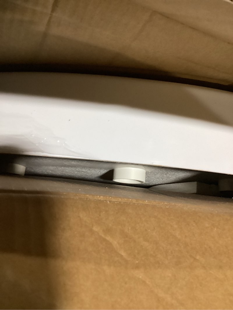 Condition photo showing Good Condition for unkown size… acrylic shower base, shower tray with adjustable feet height, single threshold corner shower pan for bathroom, anti-skid, corner drain hole (fan shape)