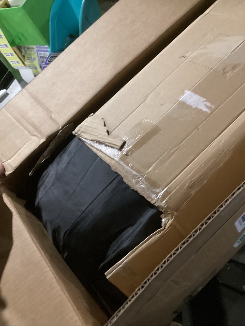 Condition photo showing As Is for EHEYCIGA Collapsible Dog Crate 42 Inches, Portable Travel Crate for Extra Large Dogs, Soft Foldable Pet Kennel with 4-Door Mesh Windows Indoor & Outdoor, Grey 42.0"L x 31.0"W x 31.0"H Grey