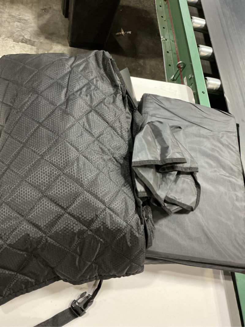 Condition photo showing Good Condition for hard bottom dog car seat cover for back seat with door protector | 100% waterproof, tear-resistant & non-slip, back seat cover for small mid cars, suvs & trucks, holds 450lbs, easy to clean
