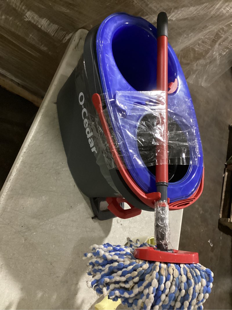 Condition photo showing As Is for o-cedar rinseclean microfiber mop set