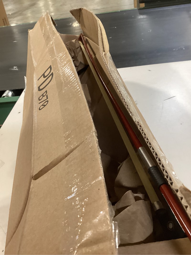 Condition photo showing Good Condition for amzz 3/4 violin bow for students & advanced players– brazilwood, ebony frog, mongolian horsehair for rich tone (3 4 violin bow size)