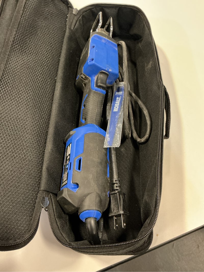 Condition photo showing As Is for Kobalt 6 -Amp Variable Speed Reciprocating Saw 