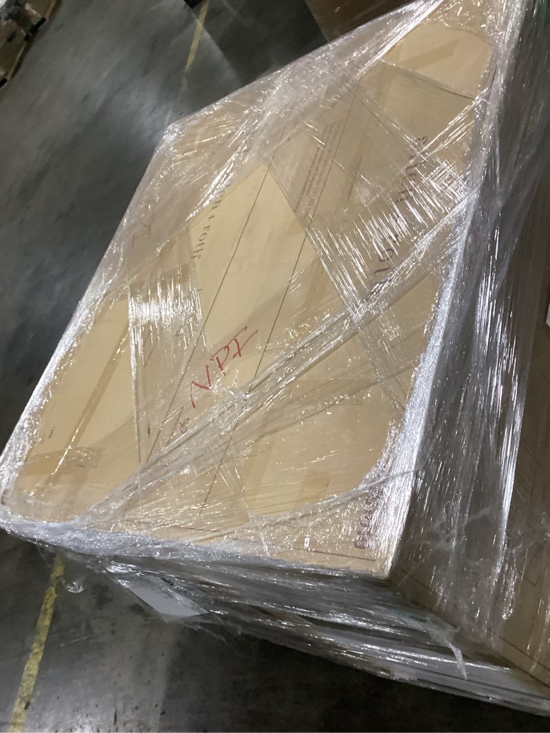 Condition photo showing New/Like New for allen + roth Kingscote Espresso Undermount Single Sink Asian Hardwood Bathroom Vanity with Engineered Stone Top (Common: 48-in x 20-in; Actual: 48-in x 20-in)