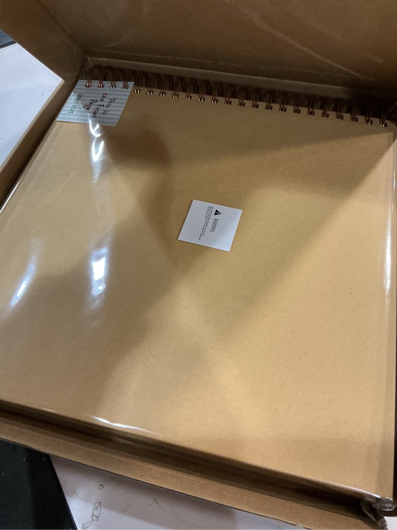 Condition photo showing New/Like New for Scrapbook Album | Extra Thick Kraft Paper with Hardcover - 12 x 12 250 gsm, 50 sheet 12 x 12 250gsm, 50 sheet