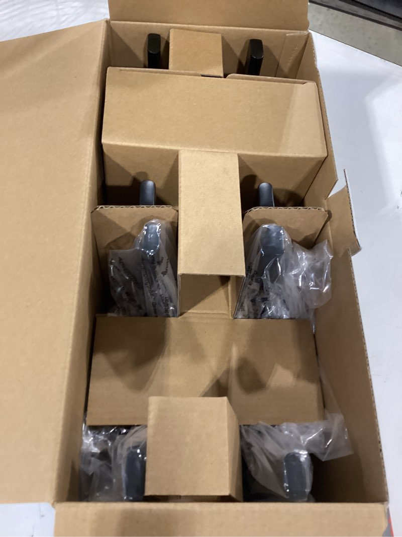 Condition photo showing Good Condition for kwikset casey matte black interior or bed/bath privacy door handle 4 -pack