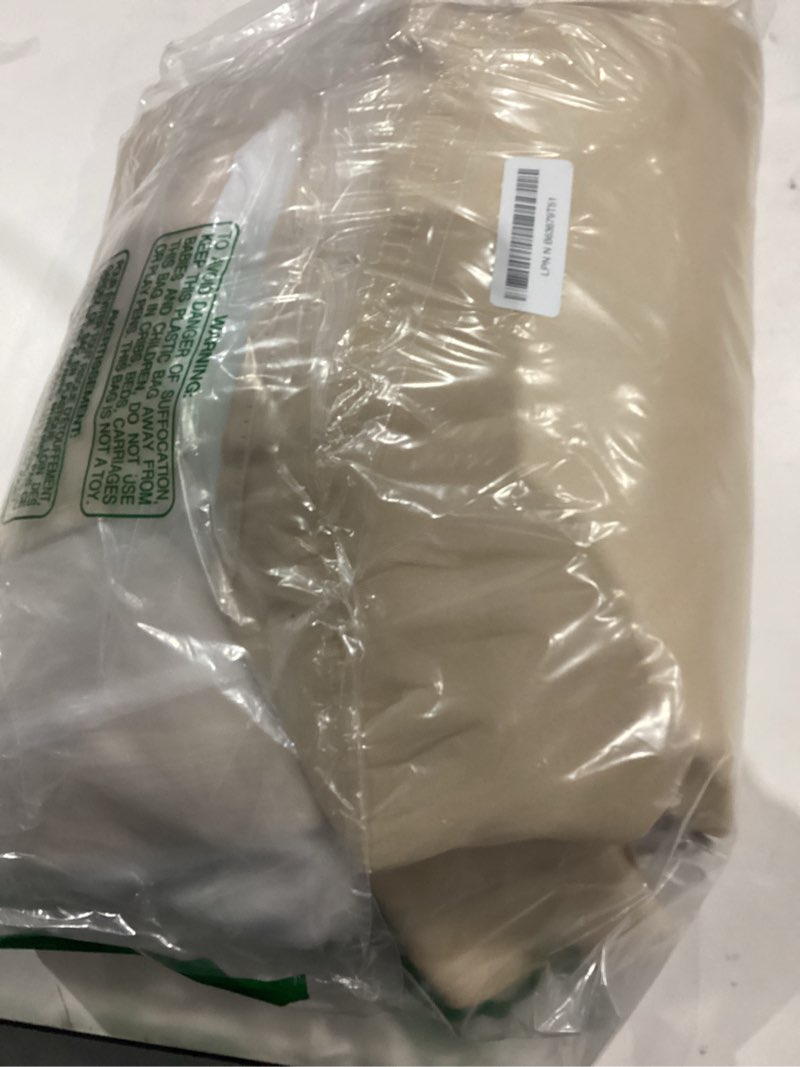 Condition photo showing Good Condition for PONY DANCE 2 Layers Curtains Set - Room Darkening Mix & Match Room Darkening Curtains with White Sheer Voile, 52" Wide and 90" Long,Biscotti Beige, 2 Panels 52"W x 90"L (Pack of 2) Biscotti Beige