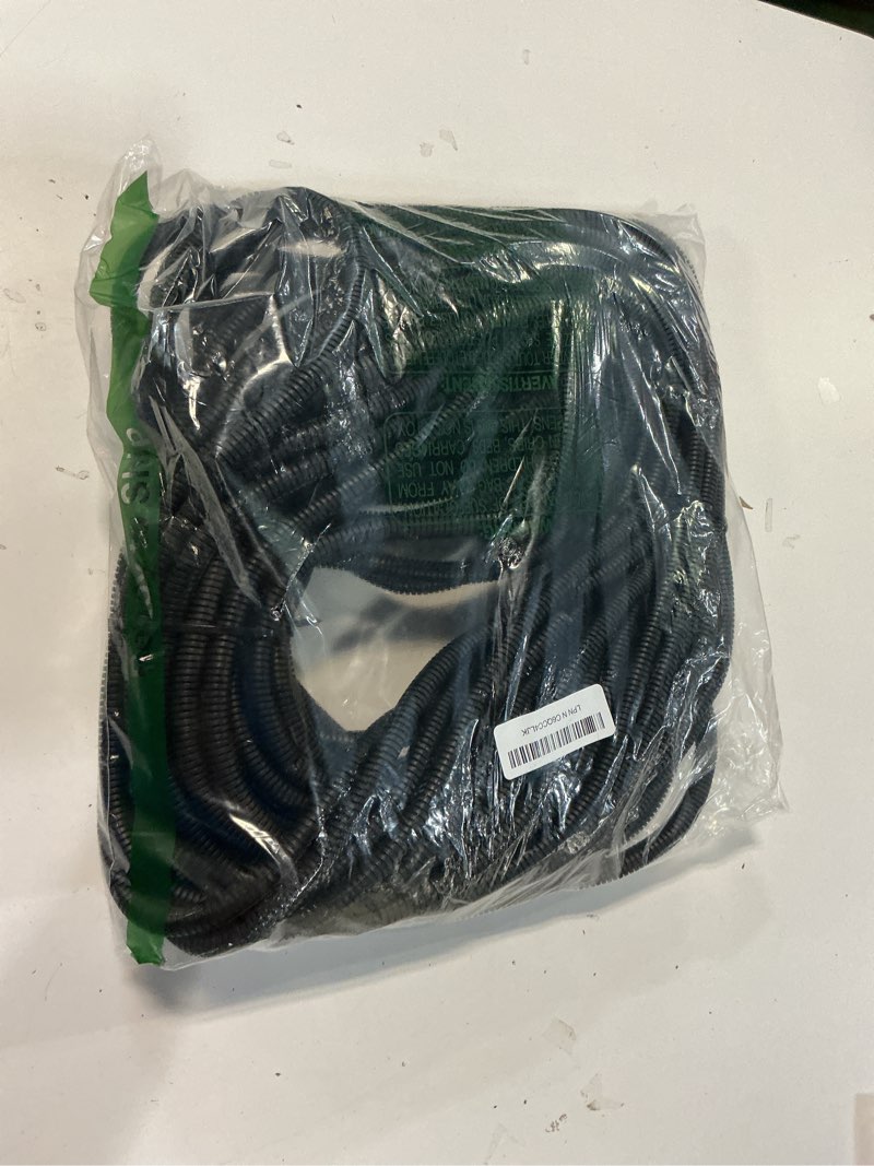 Condition photo showing Good Condition for 120 ft wire loom 3/8 inch, split wire loom tubing wire conduit, wire protector tubing – black 3/8" x 120ft-black