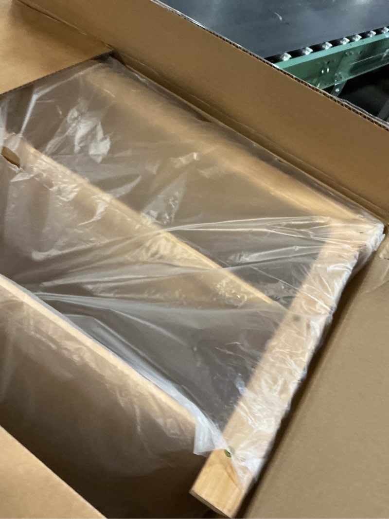 Condition photo showing Good Condition for Homemaid Living Bamboo 3 Tier Shoe Rack Bench, Premium Organizer or Entryway Bench, Perfect for Shoe Cubby, Entry Bench, Bathroom Bench, Entryway Organizer, Hallway or Living Room(Natural Bamboo)