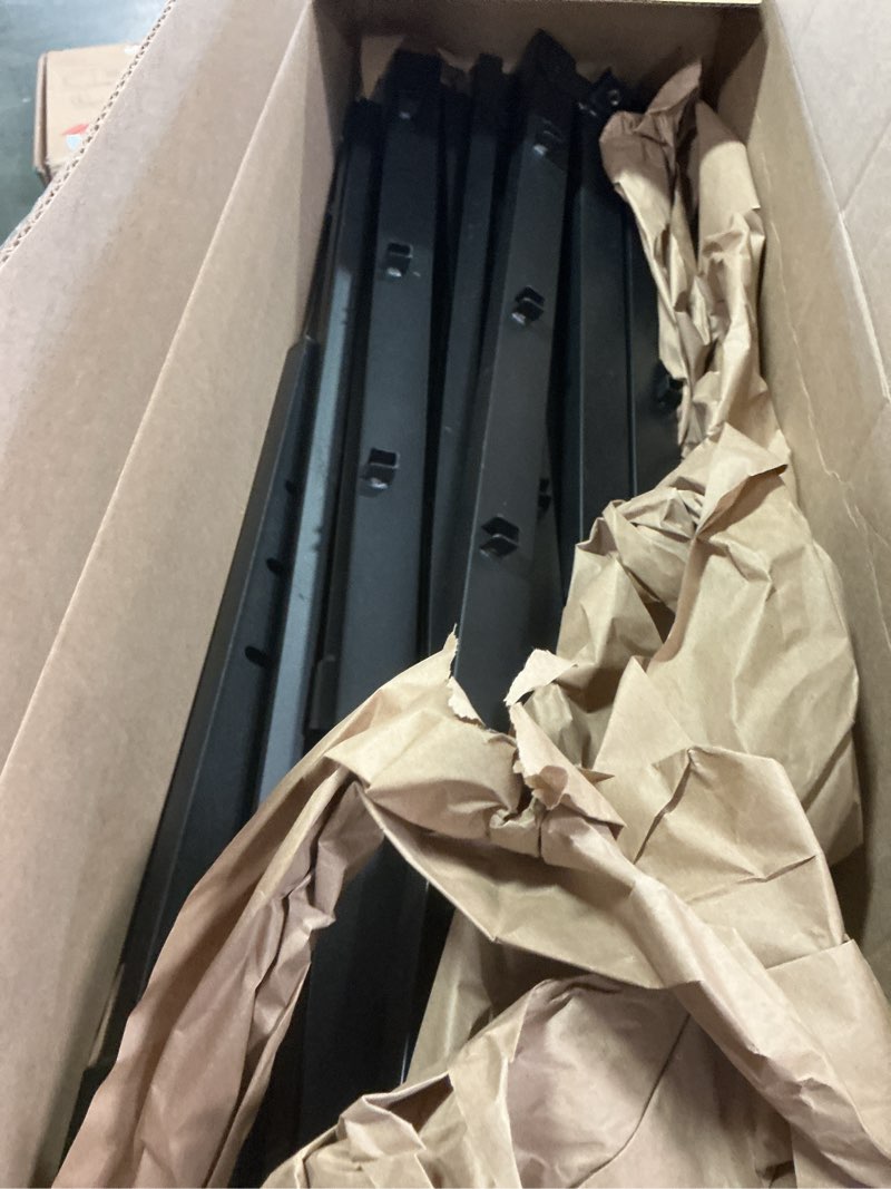 Condition photo showing As Is for 20 Inch Twin XL Size Bed Frame, No Box Spring Needed, Heavy Duty Black Metal Platform Mattress Foundation with Steel Slats, Non-Slip Noise Free Easy Assembly, Large Storage Twin XL 20 Inch