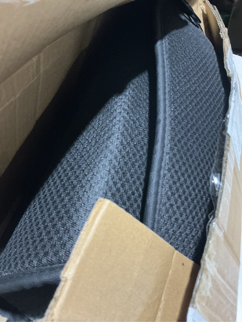 Condition photo showing Good Condition for front car seat covers for tesla model y model s model x model 3 2017-2025 breathable interior seat cushion protector all season protection breathable (without logo) black ice silk 4pcs front seat for model 3/y/s/x no logo