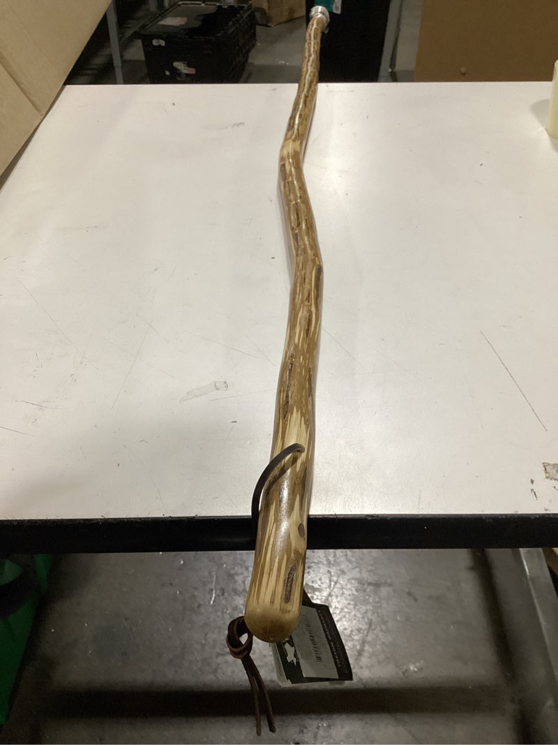 Condition photo showing Good Condition for Brazos Rustic Wood Walking Stick, Hardwood, Traditional Style Handle, for Men & Women, Made in The USA 48"