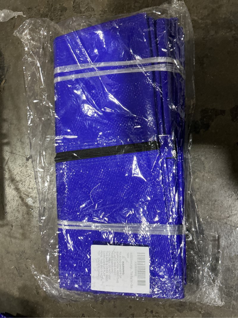 Condition photo showing Good Condition for Extra Large Moving Bags - 6-Pack Heavy Duty Storage Duffel - Sturdy Backpack Straps Handles, Zippers - Reusable Moving Storage Bags for Clothes - Folding Collapsible Storage Tote Bag Set – Blue