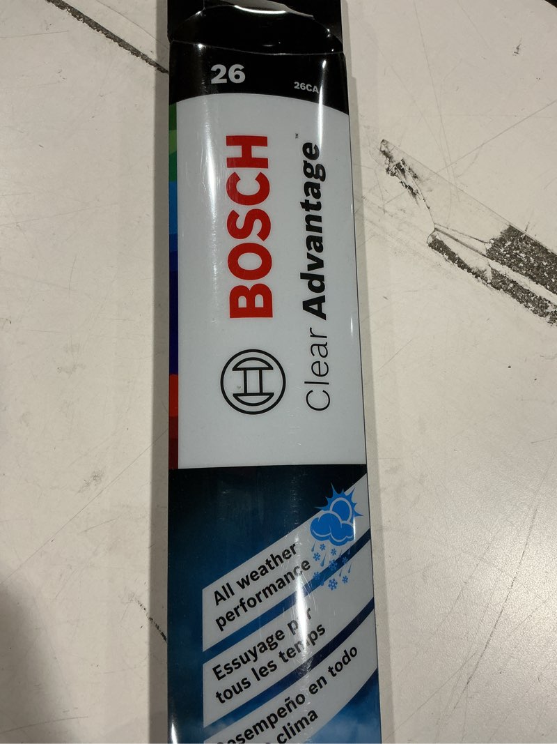 bosch clear advantage 26ca all-weather performance beam wiper blade - 26" (single) 26ca (26")