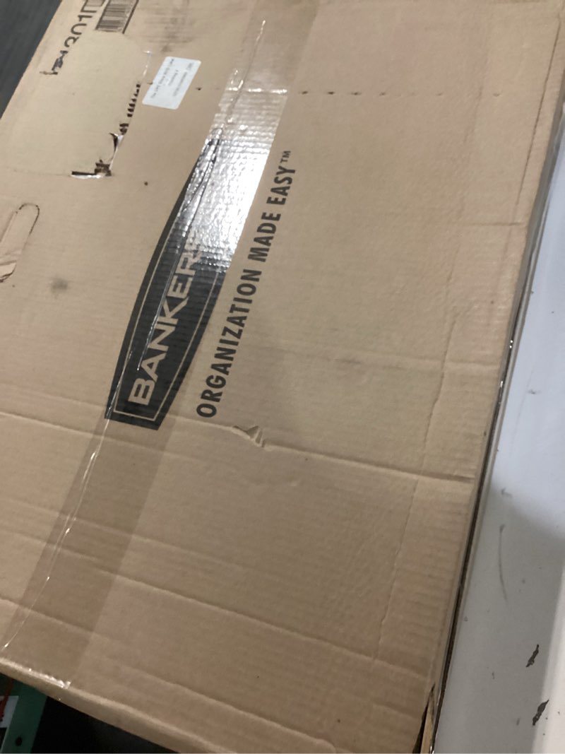 Condition photo showing New/Like New for bankers box 12 pack standard duty file storage boxes, standard assembly, removable lid, letter/legal (0071301)
