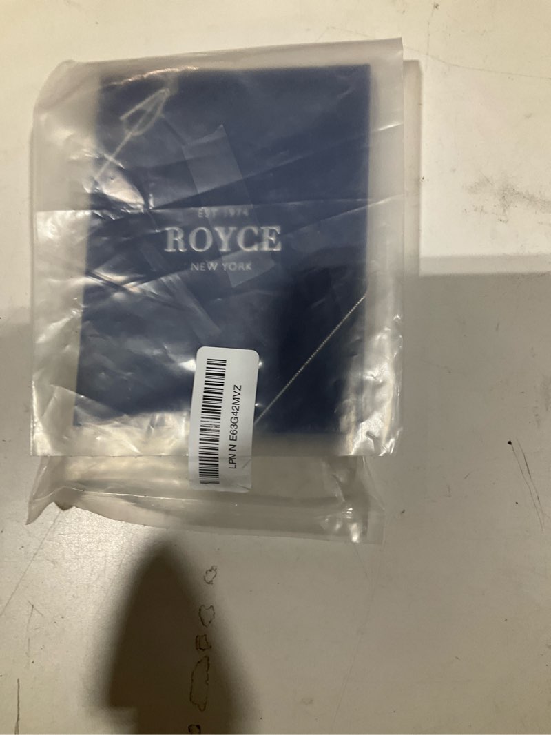 Condition photo showing Good Condition for royce leather rfid blocking passport travel document organizer in genuine leather packing organizer, grey