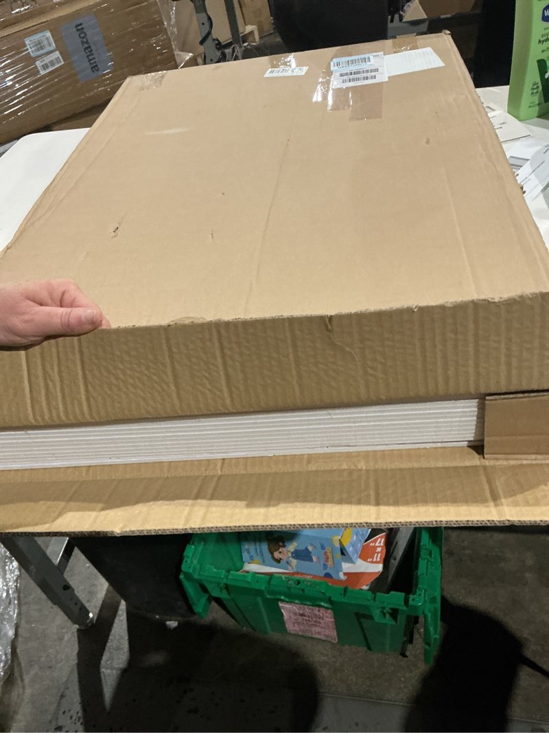 Condition photo showing Good Condition for ToLanbbt 12 Pack White Foam Board, 24 x 36 x 3/16" Thick Foam Core Acid Free Poster Foamboard for Art Craft Projects, Painting, Displaying, Signage, Wedding, School 24x36"-12P White