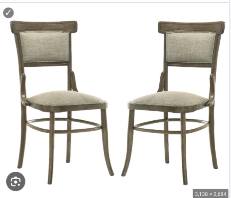 Daliborka Fabric Side Chair in Cream Number of Chairs: 2