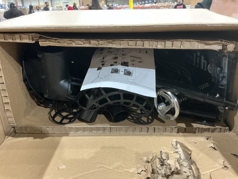Condition photo showing As Is for furlihong 636bh upgraded dual-wheel baseball pitching machine, adjustable angle, speed, and interval, 40-68 mph, ideal for professional players and coaches training