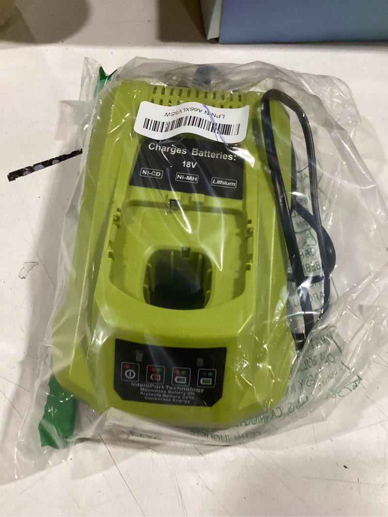 Condition photo showing Good Condition for 18-Volt P117 Rapid Charger Replace for Ryobi 12V-18V Battery One+ Lithium-Ion/NiCad/NiMh Battery P102 P108 P189 P197 P103 P105 P107 P190 P191 PBP002 PBP005