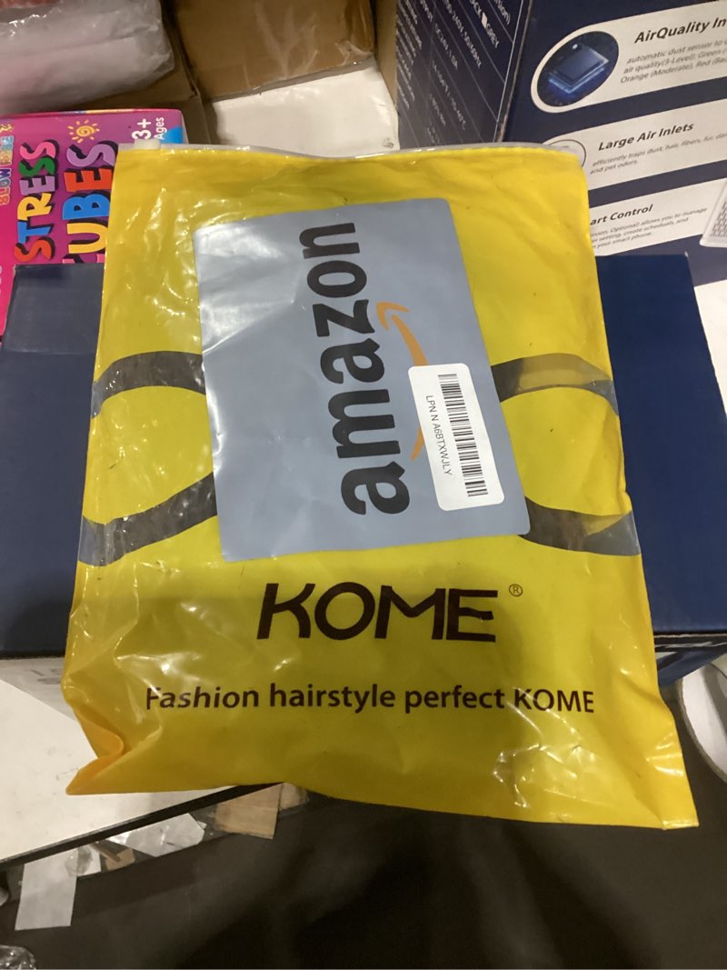 Condition photo showing Good Condition for brown highlight short bob wigs,brown straight shoulder length wigs for women,middle part heat resistant fibre synthetic wig daily use…