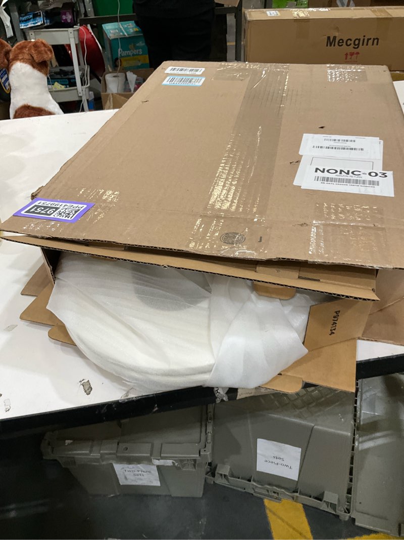 Condition photo showing As Is for american standard 5321a65ct.222 champion slow-close elongated toilet seat, linen transitional linen