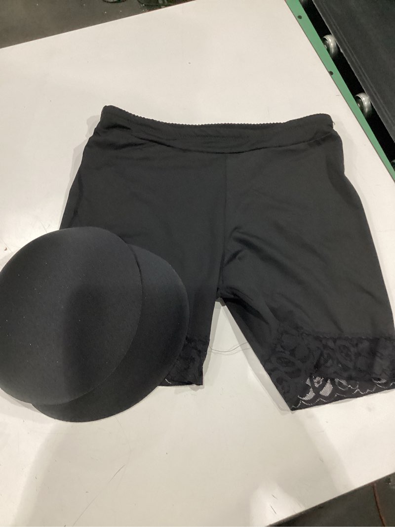 Condition photo showing New/Like New for women bigger butt enhancer butt lifter padded lace shapewear control panties seamless thicker fake buttock underwear large black