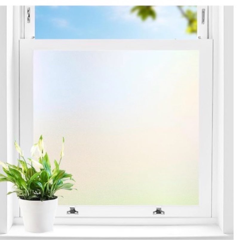 Coavas One Way Window Privacy Film, Reflective Window Tint for Home See Out Not in, Sun Blocking Ant