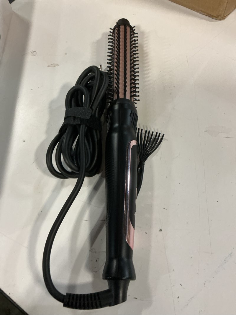 Condition photo showing Good Condition for thermal brush 1 inch curling iron volumizing heated round brush ceramic tourmaline heated hot, multifunctional styler curling wand (rose gold, 1 inch) 1 inch rose gold