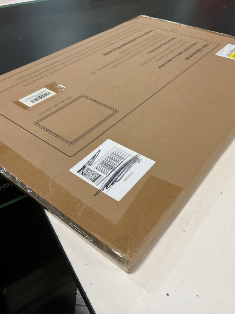 Condition photo showing New/Like New for allsum 30x20" bamboo cutting board for kitchen, extra large wood charcuterie board with side handles and juice grooves, stove top cover, noodle board over sink, cheese serving tray 30"l x 20"w