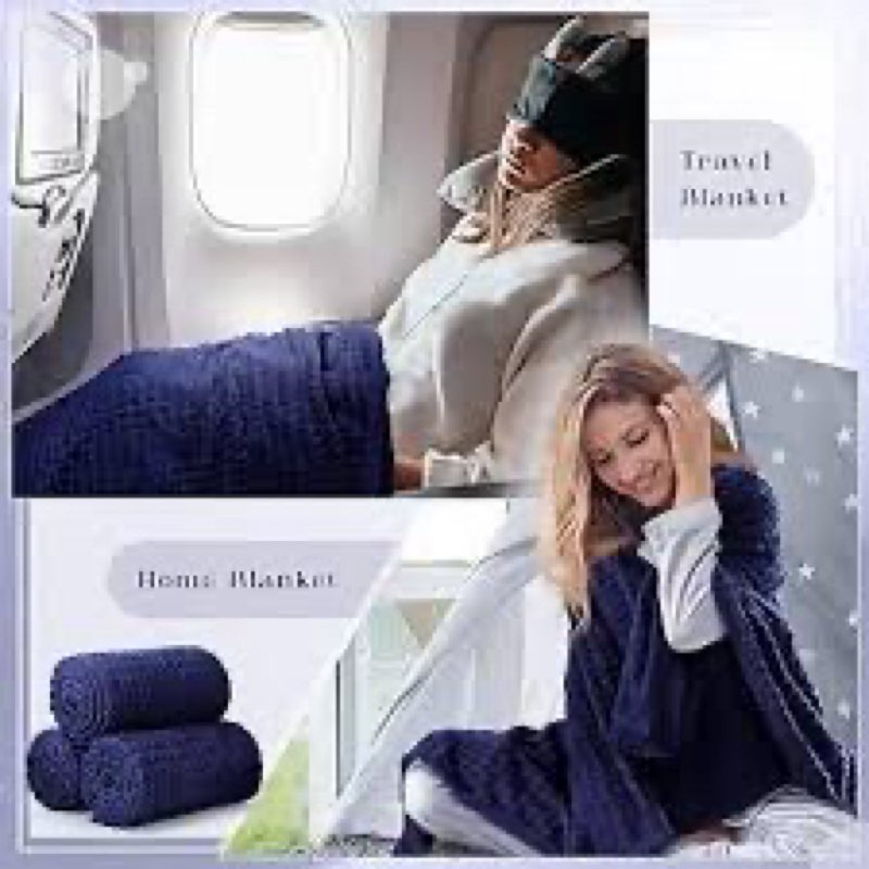 Buryeah Flannel Throw Blanket Bulk 50 x 60 in Sleepover Blankets Outdoor Wedding Throw Lightweight, 