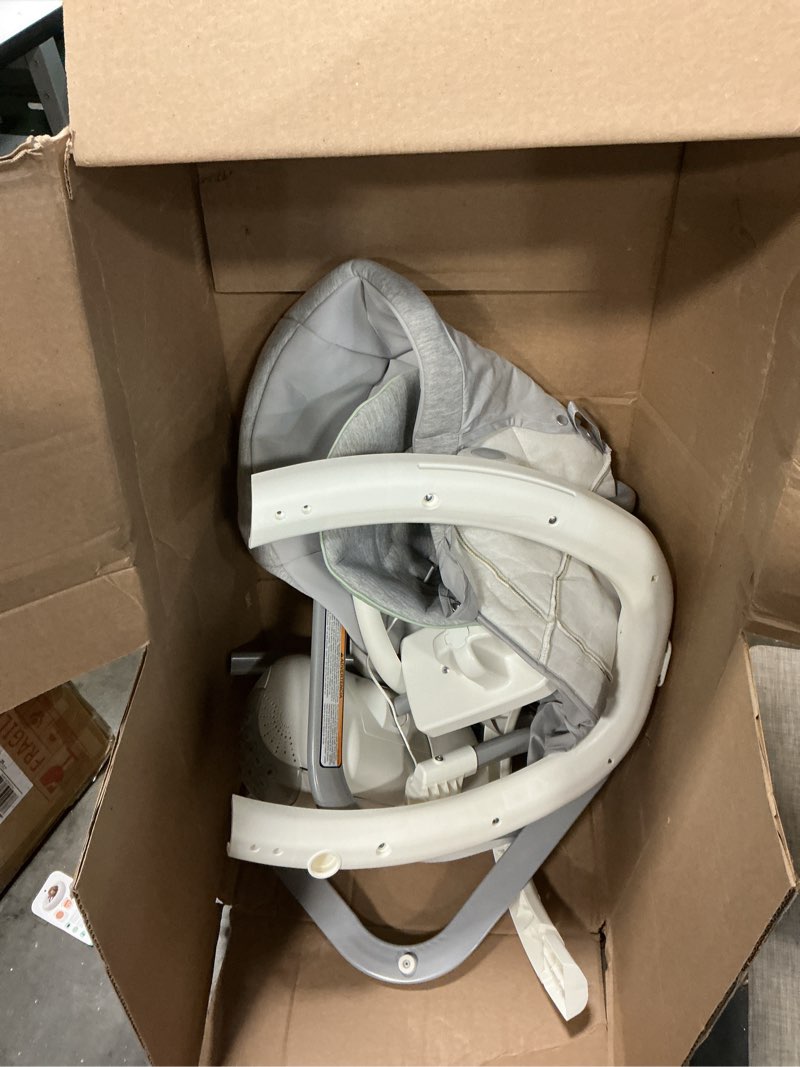 Condition photo showing As Is for Graco Simple Sway Portable Baby Swing for Infants, Newborn Swing with 15 Songs and Sounds, Great Gift for New Parents, Baby Registry Must Have