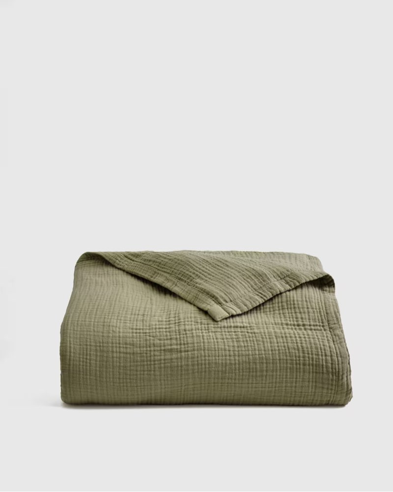 organic cotton gauze blanket full queen