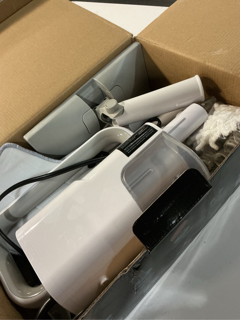 Condition photo showing Good Condition for labigo 10-in-1 steam mop with detachable handheld steamer, 350ml tank, 10s heat-up, 248°f steam cleaner, 3-level control and swivel head for floors, carpets, tiles, bbq grill multi-surface clean white