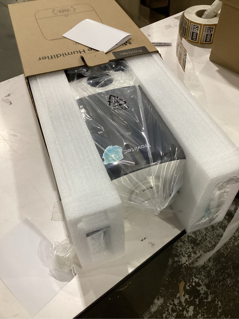 Condition photo showing Good Condition for provirtec 6l self-cleaning humidifier for large room, cleancare warm & cool mist, no-leak design & top fill, 60 hour runtime, quiet ultrasonic auto mode with remote control for bedroom & home