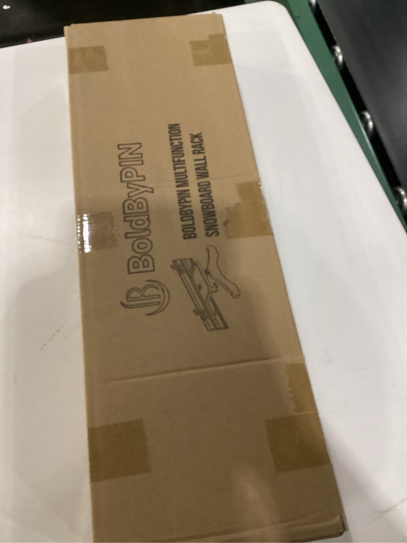 Condition photo showing New/Like New for Snowboard Rack Multifunction Snowboard Wall Mount Rack for SnowBoard, Skateboard and Its Gear Storage