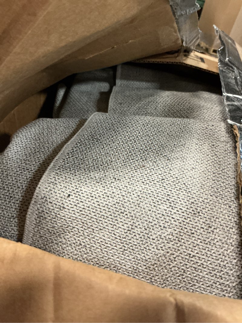 Condition photo showing As Is for Lahome Modern Abstract Living Room Rug 8x10, Washable 8x10 Area Rugs for Bedroom Stain Resistant Non Slip, Large Red Soft Indoor Carpet for Dining Room Table Home Decor 8' x 10' Red/Multi