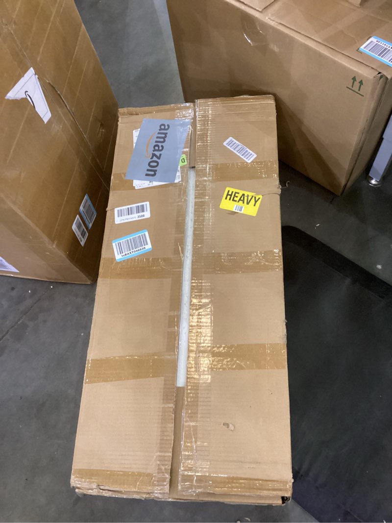 Condition photo showing As Is for White Bathroom Wall Cabinet Over The Toilet Storage Cabinet, 24x30 Inch Wood Medicine Cabinets Wall Mounted Bathroom Cabinet with Doors for Laundry Room, Bedroom Kitchen White With Silver Handle 24x30