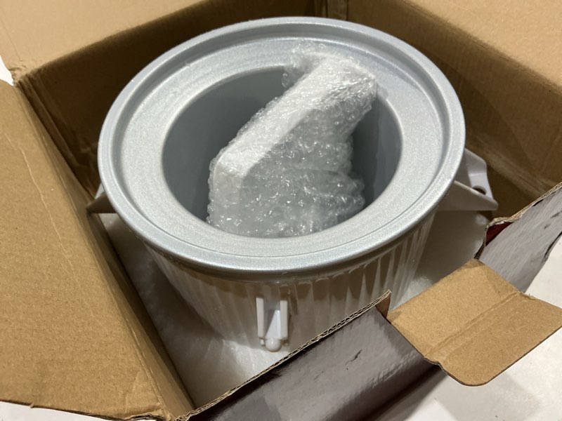 Condition photo showing Good Condition for ice cream attachment compatible with kitchenaid 4.5/5/6/7qt mixers | makes 2 quarts of ice cream,compatible with kitchenaid ice cream maker attachment,dishwasher safe(not fit 3.5qt mixers)