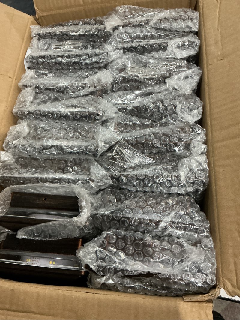 Condition photo showing Good Condition for volisun solar post cap light outdoor 16pack,solar deck fence - post lights waterproof for 4x4 wooden/4x4 vinyl, with warm white/cool white for garden/patio/porch brushed copper 16 pack