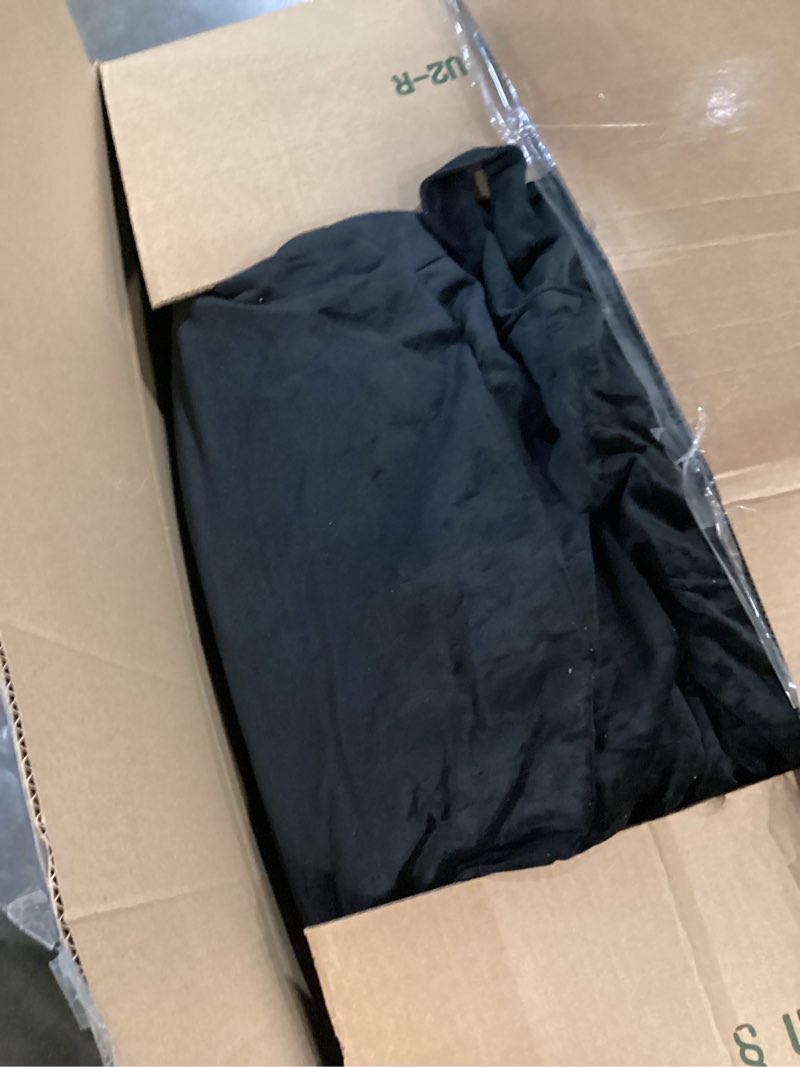Condition photo showing Good Condition for whatsbedding 3 ft bean bag chair,large bean bag chairs for adults with memory foam filling,lazy bean bag sofa for living room,ultra soft velvet fabric,pull-handle,side-pocket - 3 foot,black black 3 foot
