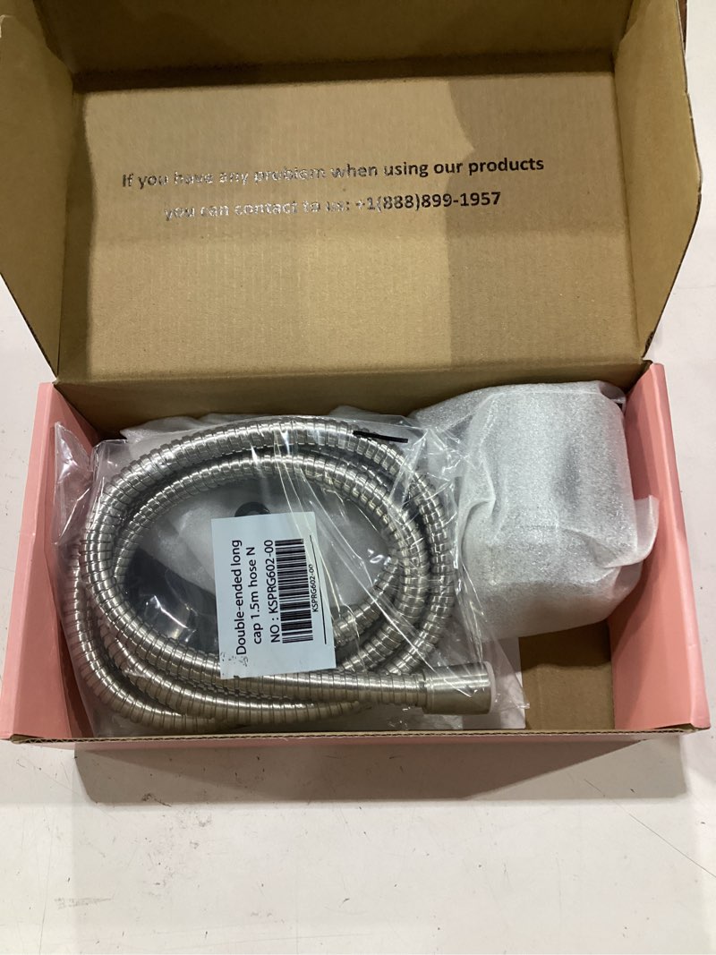 Condition photo showing New/Like New for cobbe filtered shower head with handheld, 4+1 spray mode showerhead with filters, built-in power wash for hard water - remove chlorine - reduces dry itchy skin, luxury gray