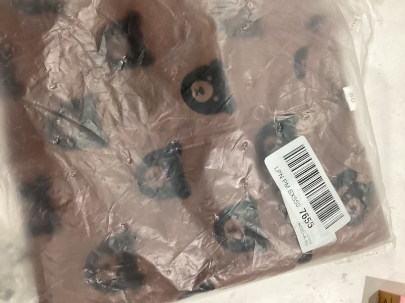 Condition photo showing Good Condition for Toddler Baby Boy Clothes Infant Long Sleeve Bear Print Tops + Pants Sweatsuit Outfits 3-6 Months Brown