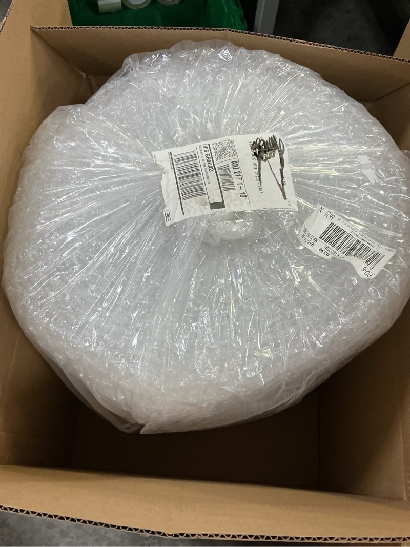 Condition photo showing Good Condition for amazon basics bubble cushioning wrap for moving, packing, shipping and storage, heavy duty protection for fragile items, 12-inch x 100-foot long roll, large 5/16", clear clear 12 inch x 100 ft