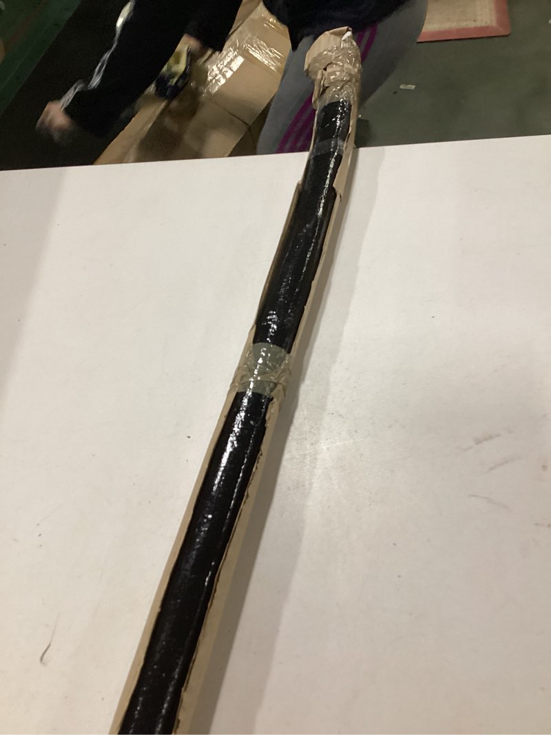 Condition photo showing Good Condition for Imported Shillelagh Wooden Irish Walking Stick, Handcrafted 100% Blackthorn Wood Cane, Handles All Unique, Black High Gloss Lacquered, Made in Ireland 36" Black - Rounded Handle