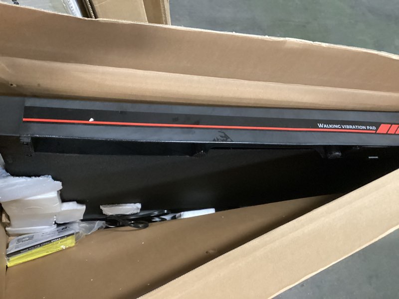 Condition photo showing As Is for Sperax Walking Treadmill Pad with APP, 3 in 1 Under Desk Treadmill, 400W Low Noise Walking Vibration Pad with Remote Control,Portable Treadmills for Home Office