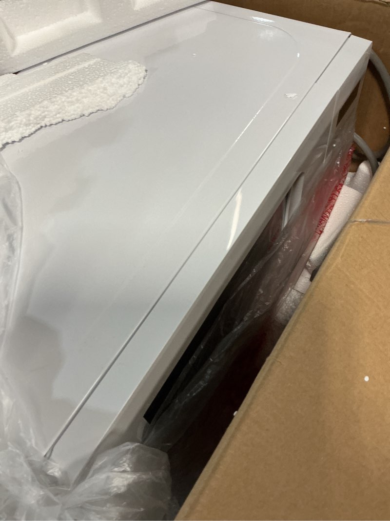 Condition photo showing Good Condition for commercial chef 0.7 cu ft microwave with 10 power levels, 700w microwave with digital display, countertop microwave with child safety door lock, programmable with push button, white white 0.7 cubic feet