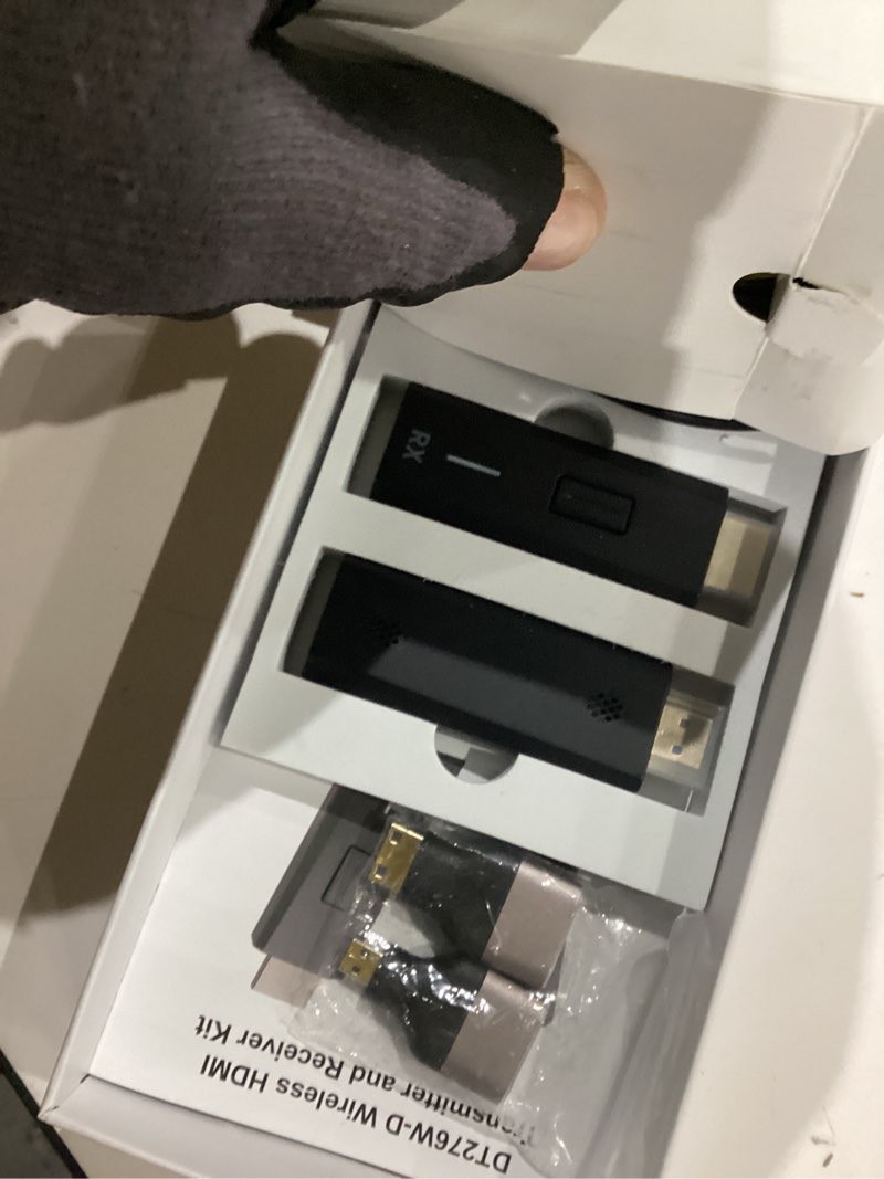 Condition photo showing Good Condition for 2026 Upgraded Wireless HDMI Transmitter and Receiver 328FT/100M, 4k Decode 1080P Output, Plug & Play Portable 2.4g/5g, Wireless Hdmi Extender Kit to Monitor from Laptop/PC/Projector/TV Box